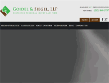 Tablet Screenshot of goidelandsiegel.com